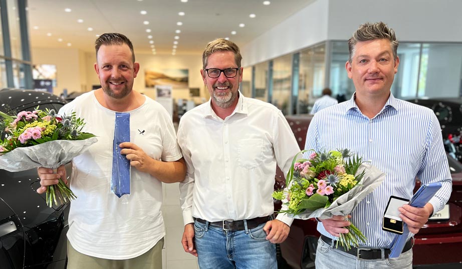 25-jähriges Jubiläum Andreas Dahlmeier und Christoph Osterhage